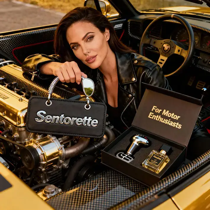 Geschenkbox für Motorfans – Automobilzubehör und personalisierter Lufterfrischer für Events, Clubs und Treffen