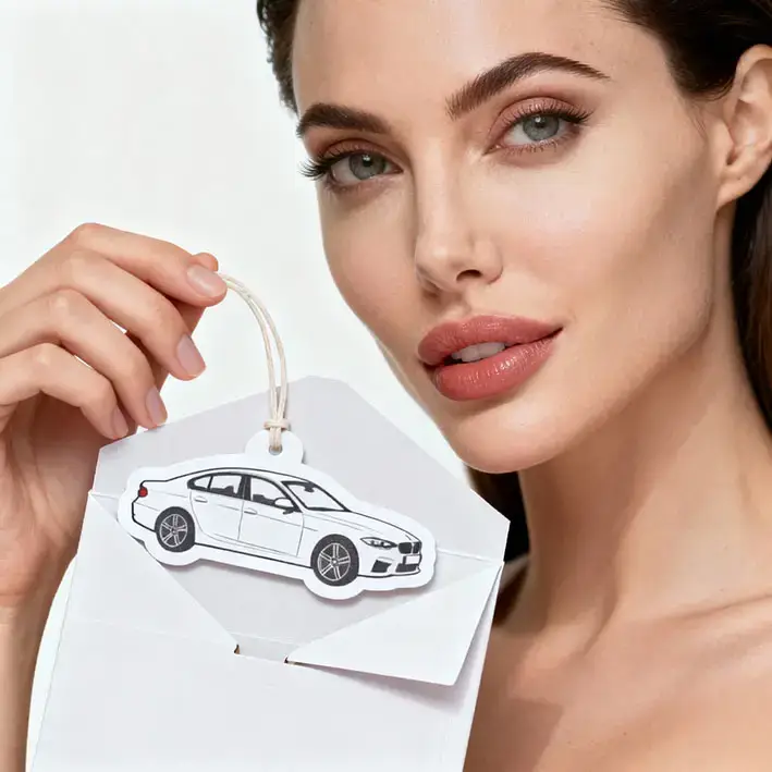 Personalizované osvěžovače do auta potištěné z obou stran