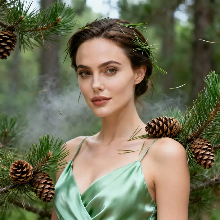 Ambientador de carro personalizado com essência de pinho: fragrância natural inspirada na frescura da floresta, traz ao interior um aroma revitalizante e duradouro para uma viagem agradável e regeneradora.